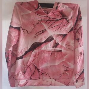 Like New HuntWorth Pink Camouflage Hoodie Size Large